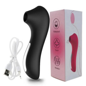 Lufttrycksvibrator för klitoris med sugmunstycke och 10 lägen